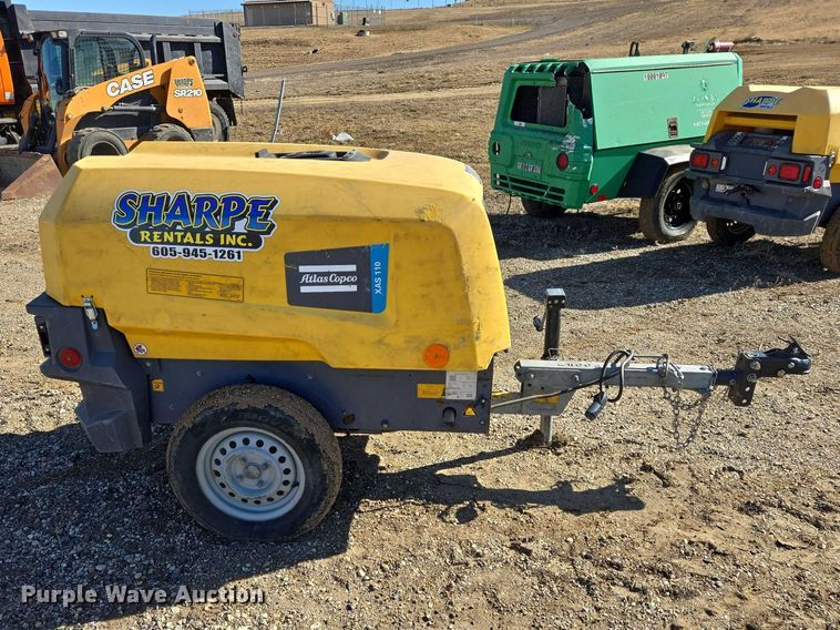 image for item EV5658 2018 Atlas Copco XAS110 air compressor