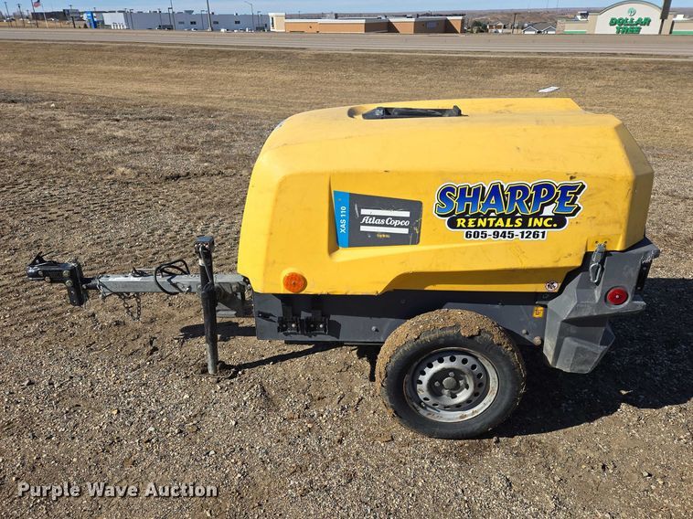 image for item EV5658 2018 Atlas Copco XAS110 air compressor