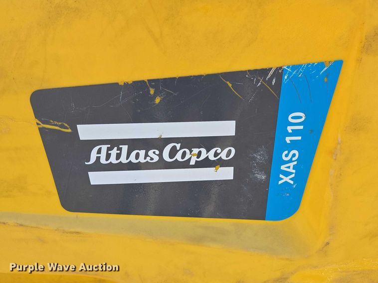 image for item EV5658 2018 Atlas Copco XAS110 air compressor