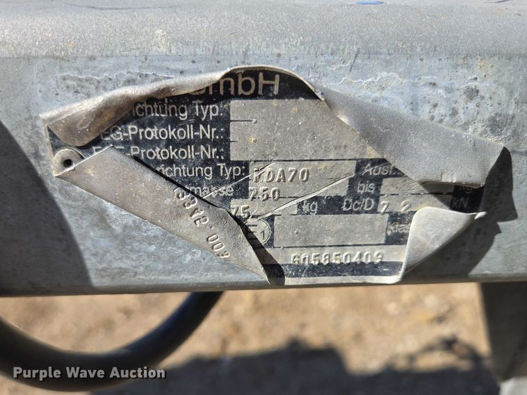 image for item EV5658 2018 Atlas Copco XAS110 air compressor