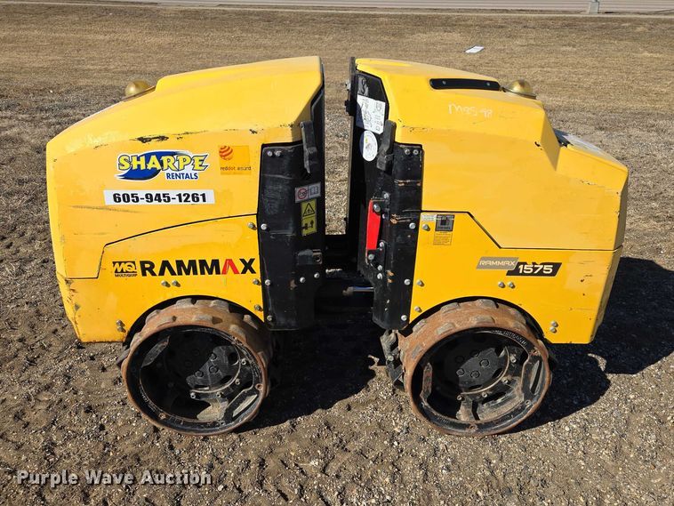 image for item EV5659 2018 Rammax 1575 trench compactor