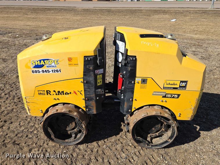 image for item EV5660 2020 Rammax 1575 trench compactor