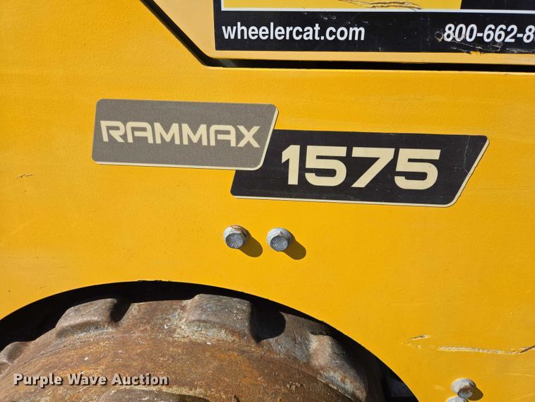 image for item EV5660 2020 Rammax 1575 trench compactor