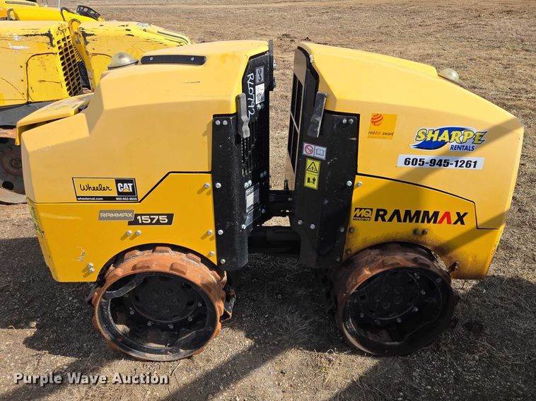 image for item EV5663 2021 Rammax 1575 trench compactor
