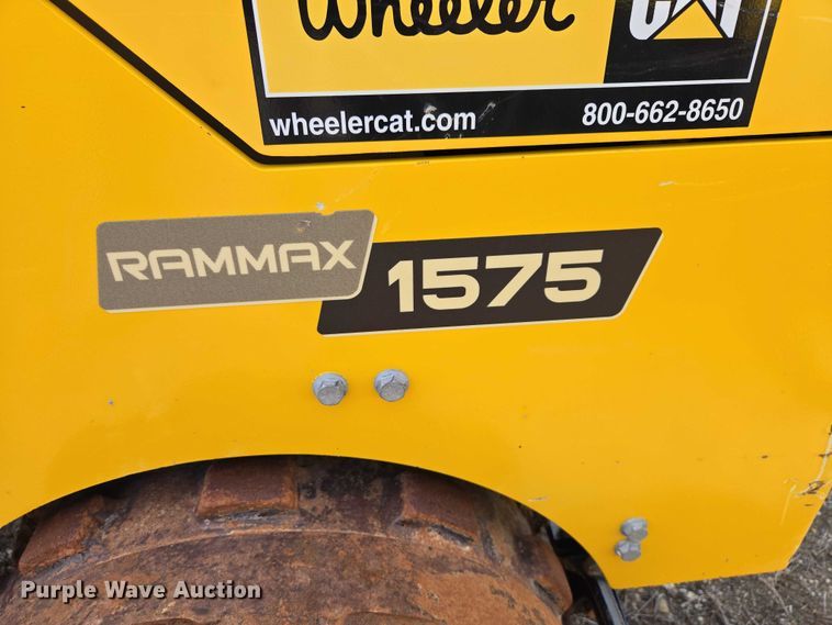 image for item EV5663 2021 Rammax 1575 trench compactor