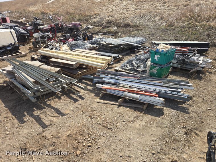 image for item EV5728 (12) pallets of shelving