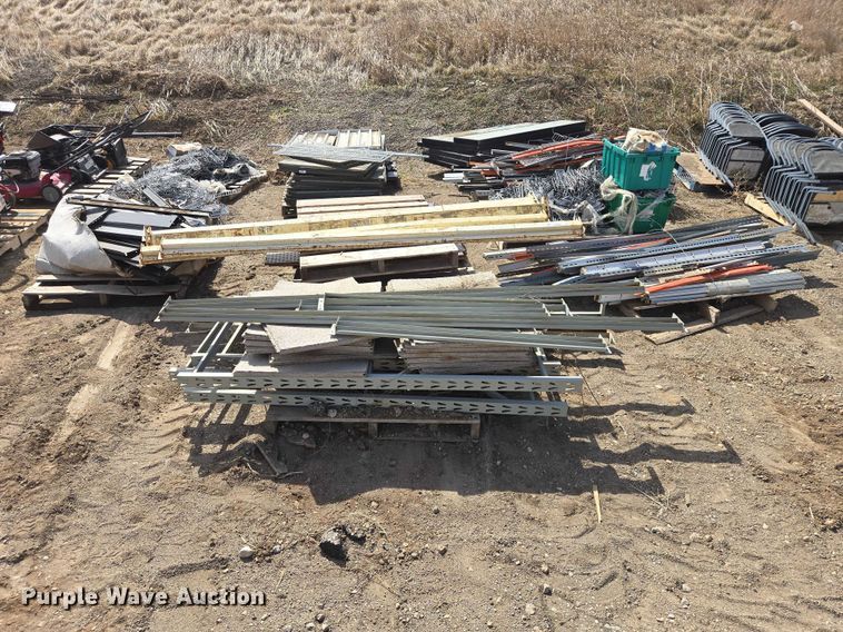 image for item EV5728 (12) pallets of shelving