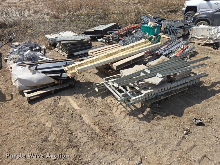 image for item EV5728 (12) pallets of shelving