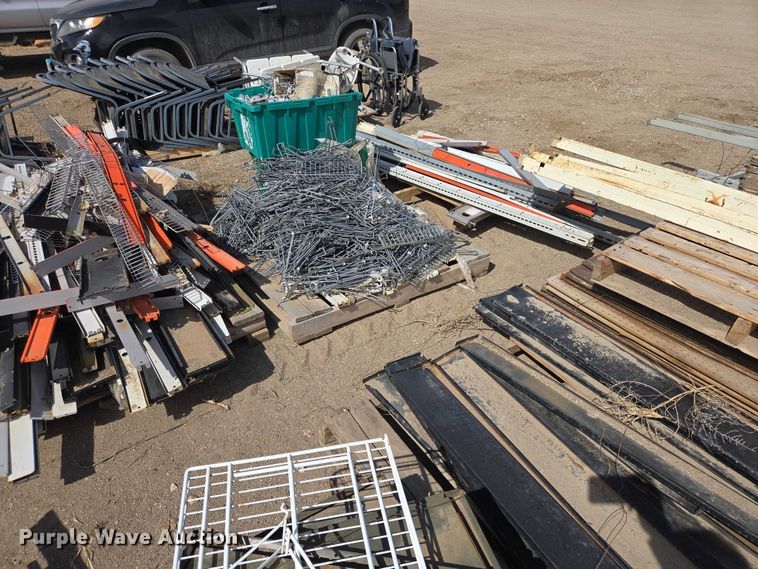 image for item EV5728 (12) pallets of shelving