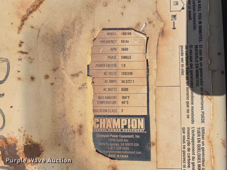 image for item EV5732 (4) generators