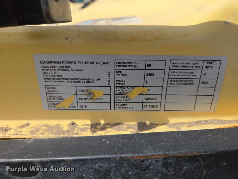 image for item EV5733 (4) generators