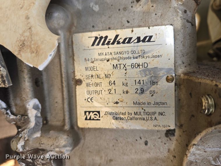 image for item EV5740 (2) plate compactors