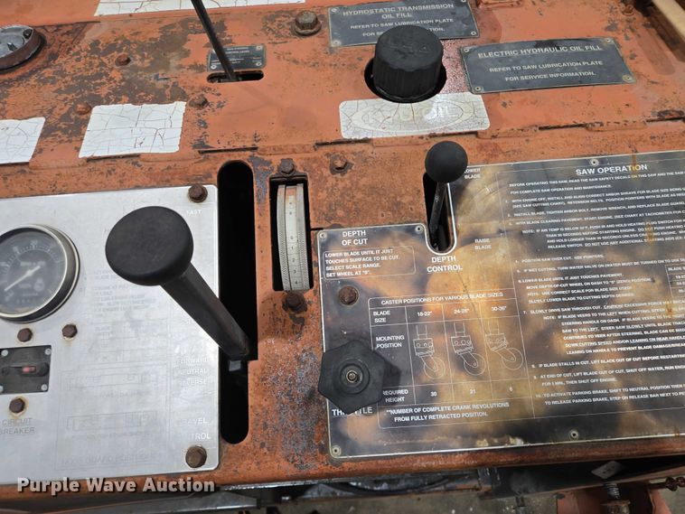 image for item EV5742 1994 Miller RRR70D concrete saw