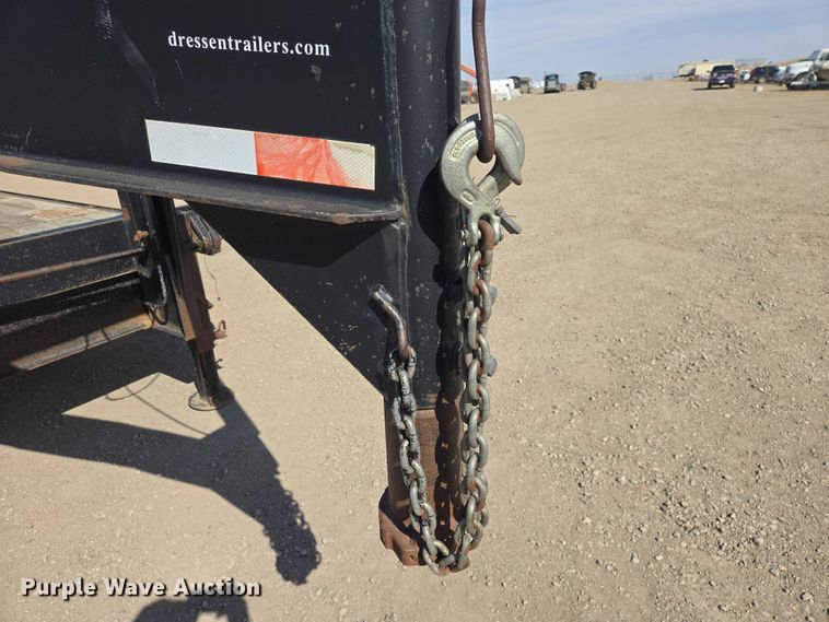 image for item EV5747 2000 Dressen Custom Trailer flatbed trailer