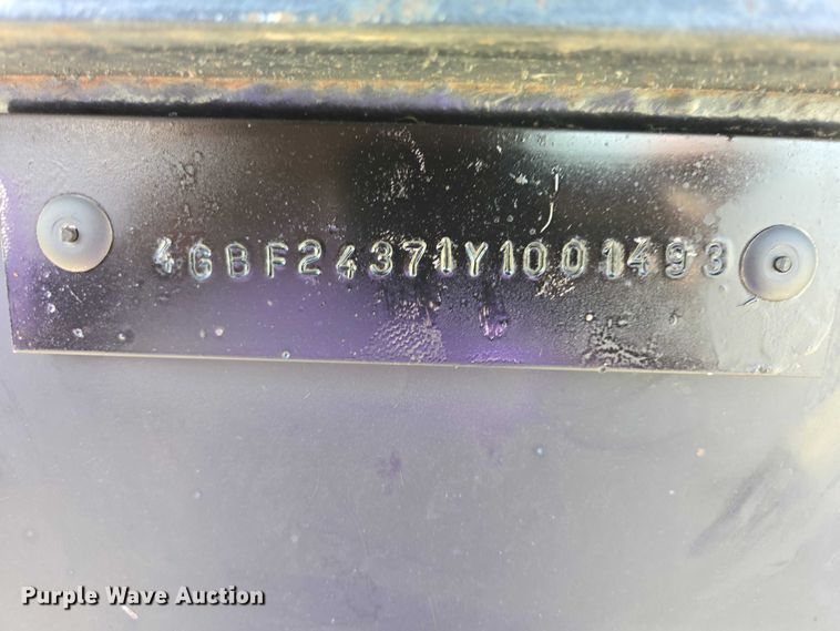 image for item EV5747 2000 Dressen Custom Trailer flatbed trailer