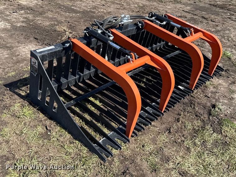 image for item EV7549 Pabreak skid steer grapple bucket