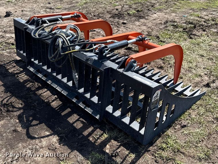 image for item EV7549 Pabreak skid steer grapple bucket