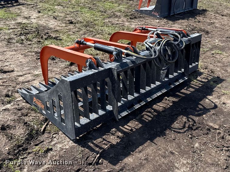 image for item EV7549 Pabreak skid steer grapple bucket