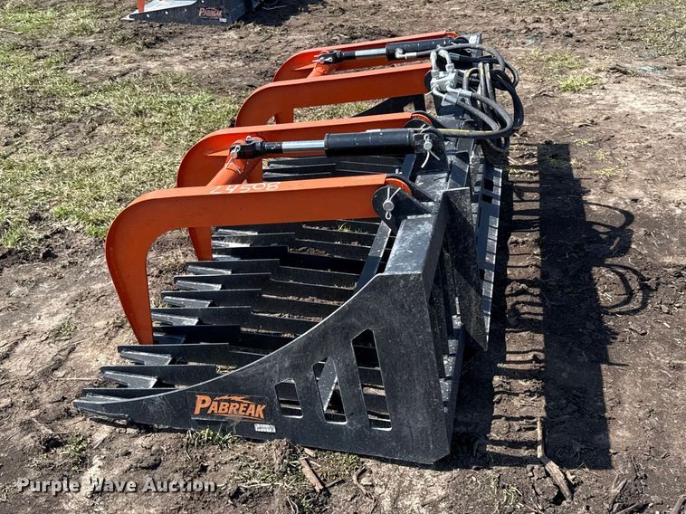 image for item EV7549 Pabreak skid steer grapple bucket