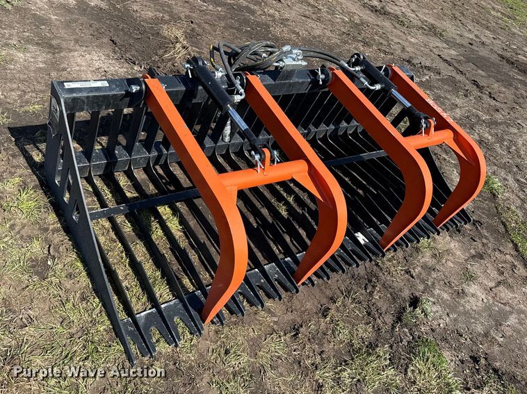 image for item EV7549 Pabreak skid steer grapple bucket