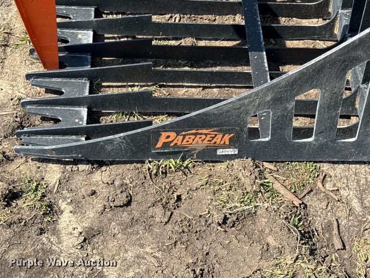 image for item EV7549 Pabreak skid steer grapple bucket