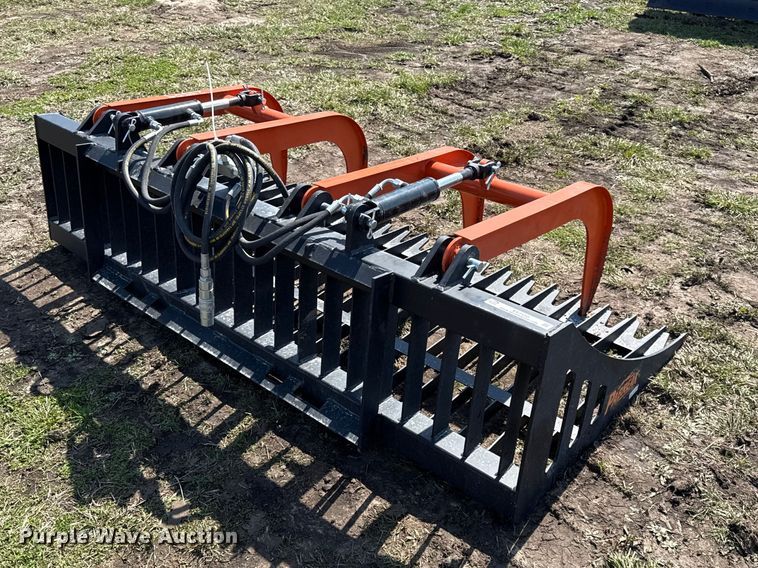 image for item EV7550 Pabreak skid steer grapple bucket