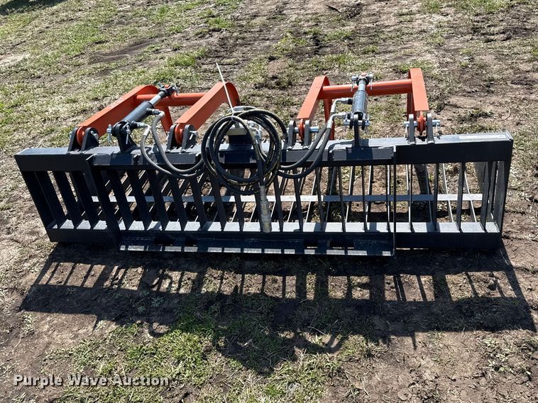 image for item EV7550 Pabreak skid steer grapple bucket
