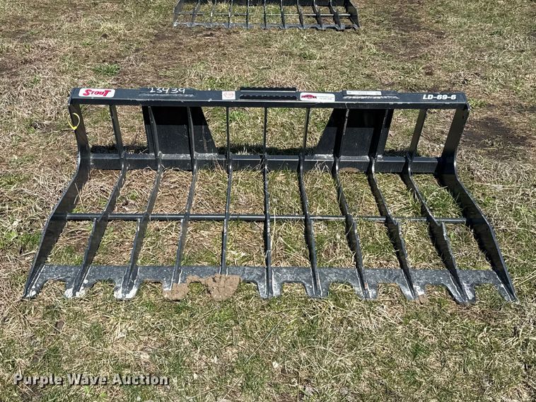 image for item EV7558 Stout LD-69-6 skid steer rock bucket