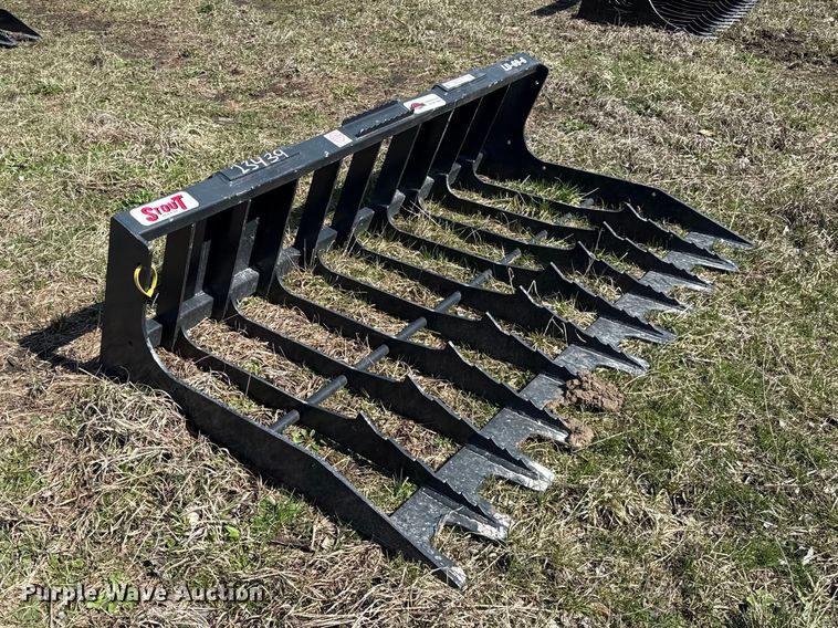 image for item EV7558 Stout LD-69-6 skid steer rock bucket