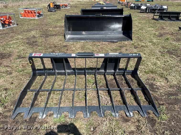 image for item EV7560 Stout LD-69-6 skid steer rock bucket