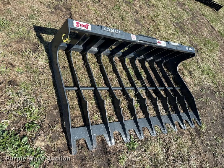 image for item EV7560 Stout LD-69-6 skid steer rock bucket