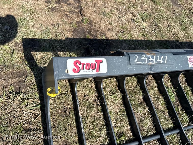 image for item EV7560 Stout LD-69-6 skid steer rock bucket