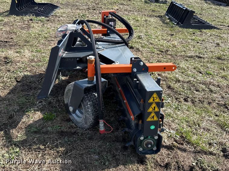 image for item EV7572 2025 WIG XN-DLP-72 skid steer power rake