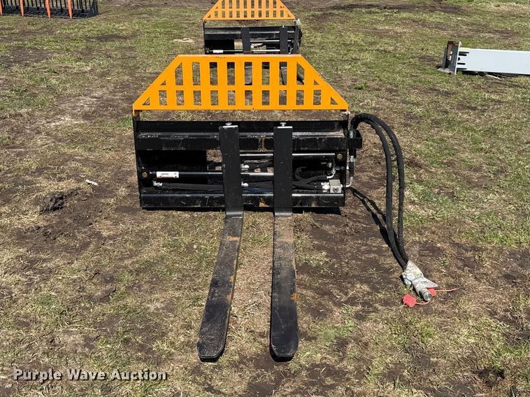 image for item EV7575 2025 Wolverine skid steer forks