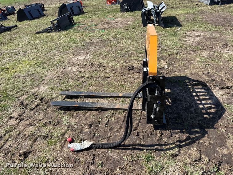 image for item EV7575 2025 Wolverine skid steer forks