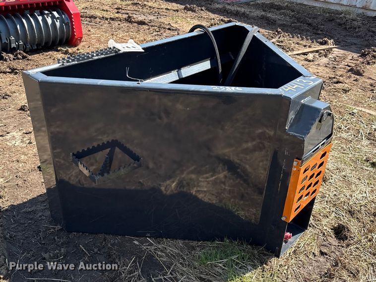 image for item EV7582 Wolverine skid steer concrete chute bucket  