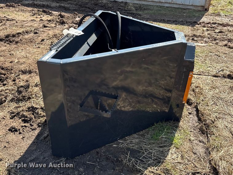 image for item EV7582 Wolverine skid steer concrete chute bucket  