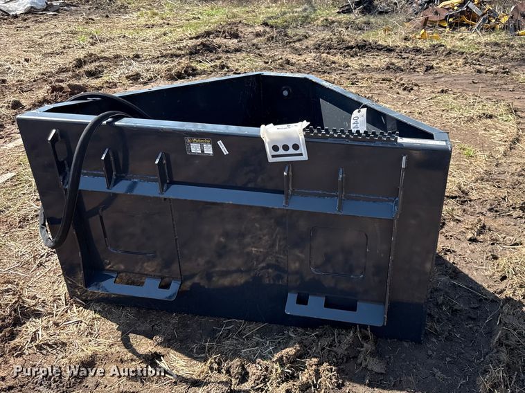 image for item EV7582 Wolverine skid steer concrete chute bucket  