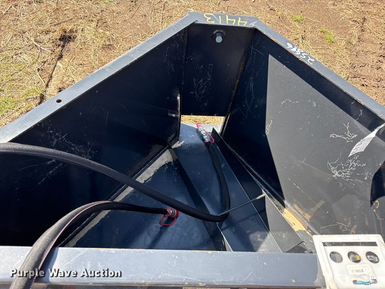 image for item EV7582 Wolverine skid steer concrete chute bucket  