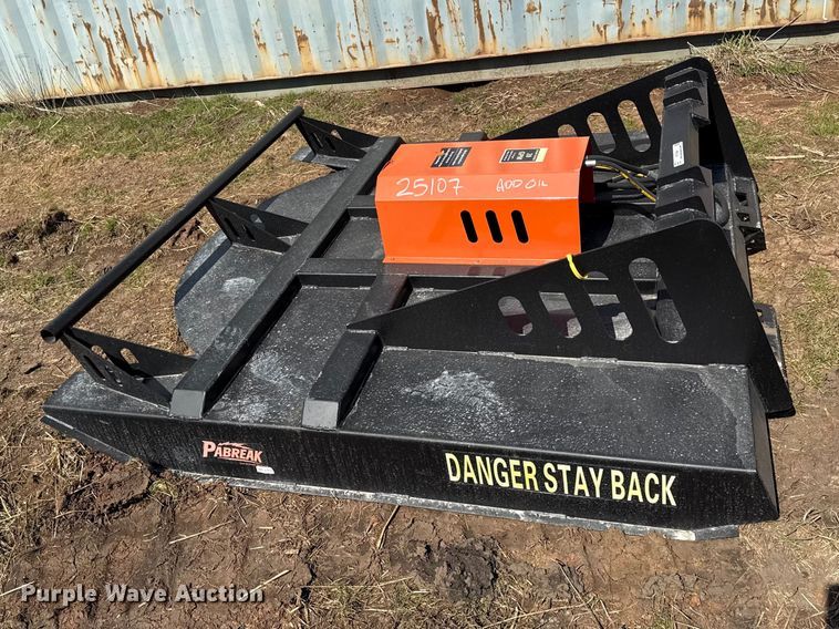 image for item EV7584 Pabreak skid steer rotary mower