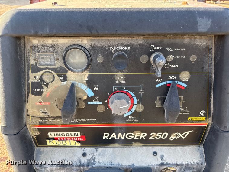 image for item EV7608 Lincoln Ranger 250 GXT welder