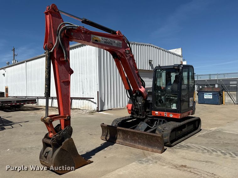 image for item EV7618 2015 Kubota KX080-4 mini excavator