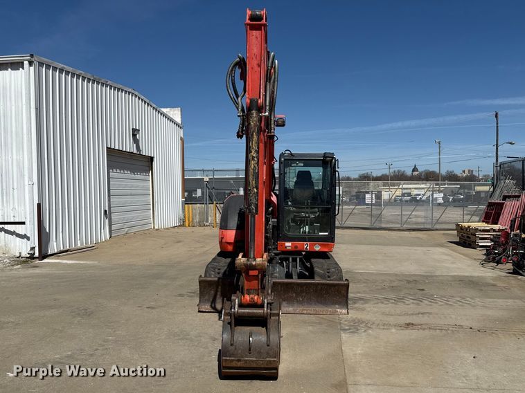 image for item EV7618 2015 Kubota KX080-4 mini excavator