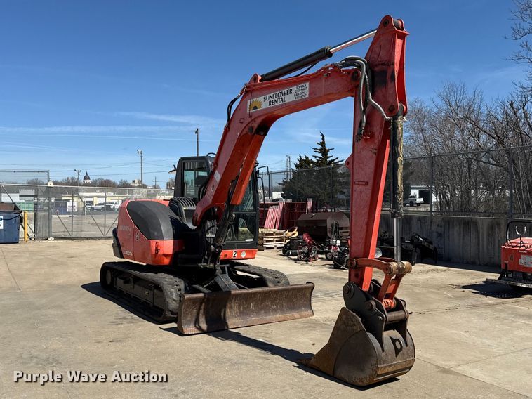 image for item EV7618 2015 Kubota KX080-4 mini excavator