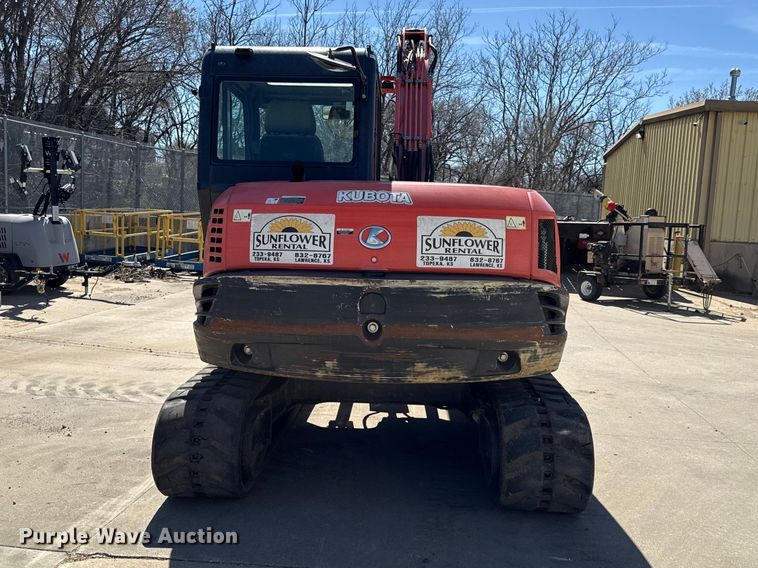 image for item EV7618 2015 Kubota KX080-4 mini excavator