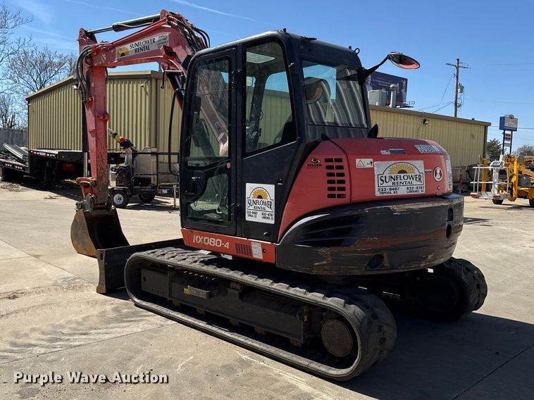 image for item EV7618 2015 Kubota KX080-4 mini excavator