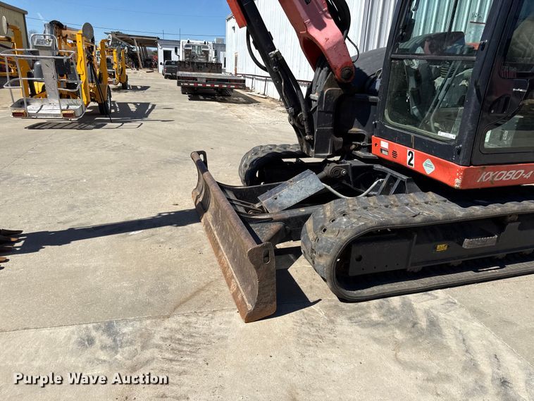 image for item EV7618 2015 Kubota KX080-4 mini excavator