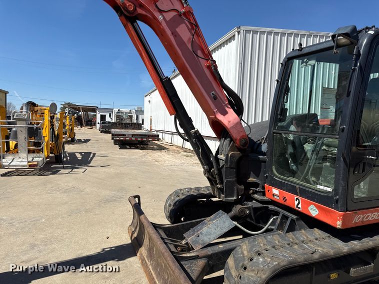 image for item EV7618 2015 Kubota KX080-4 mini excavator