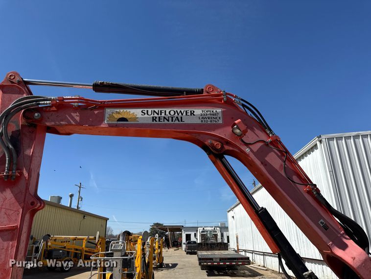 image for item EV7618 2015 Kubota KX080-4 mini excavator