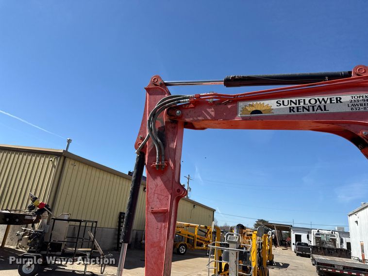 image for item EV7618 2015 Kubota KX080-4 mini excavator